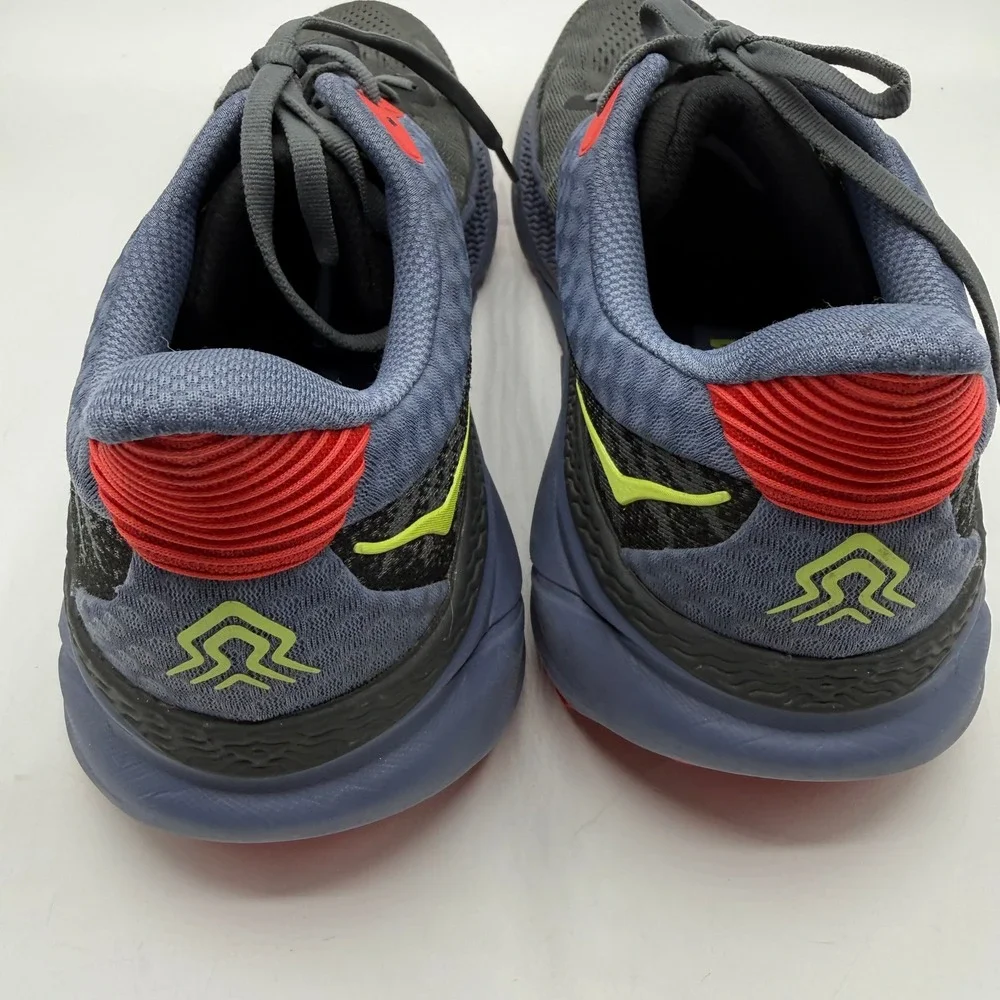 Hoka Challenger ATR 7 Women's Trail Running Shoes‎ Gray Red Yellow Size 11B